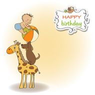 funny cartoon birthday greeting card N3