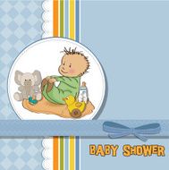 little baby boy play with his toys N8