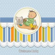 little baby boy play with his toys N13