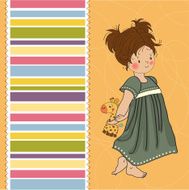 young girl going to bed N8