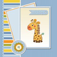 welcome baby card N8