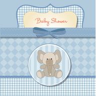 new baby boy announcement card N5