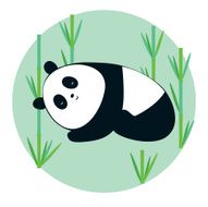 sleepy panda