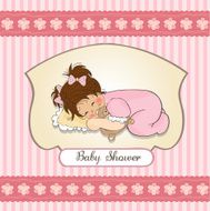 Baby shower card N55