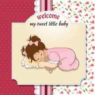 Baby shower card N58