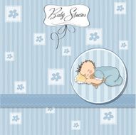 Baby shower card N59