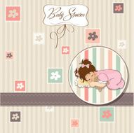 Baby shower card N60