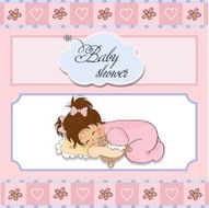 Baby shower card N63