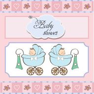 Baby shower card N65