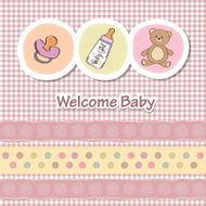 baby shower card with funny animals N10