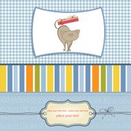 birthday card with little cat