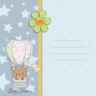new baby boy announcement card N9