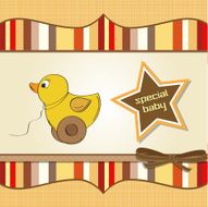 welcome card with duck toy N3