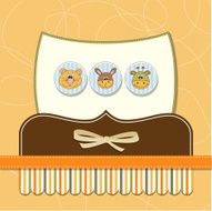 Baby shower card N67