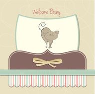 new baby shower card with cat N12