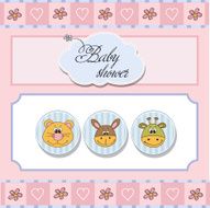 Baby shower card N68