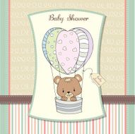 New baby announcement card N18