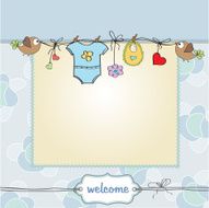Baby boy shower card N50
