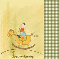 first birthday card N8