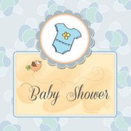 New baby announcement card N19
