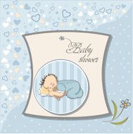 Baby shower card N71