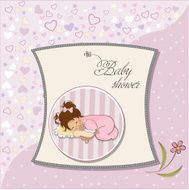 Baby shower card N72
