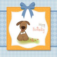 birthday card with dog N2