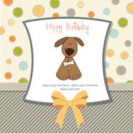 birthday card with dog N3