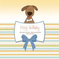 birthday card with dog N5