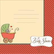 New baby announcement card N26