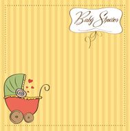 New baby announcement card N27