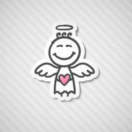 Hand Drawn Angel N10