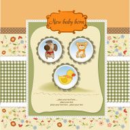 baby shower announcement card N4