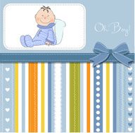 New baby announcement card N35
