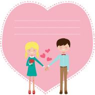 Valentine Card - Illustration