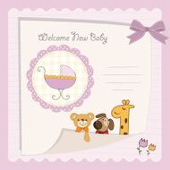 Baby shower card N81