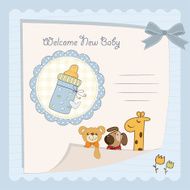 Baby shower card N83