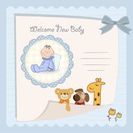 Baby shower card N84