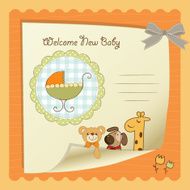 Baby shower card N87