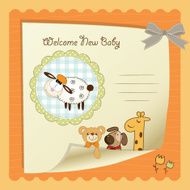 Baby shower card N88