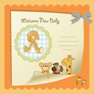 Baby shower card N89