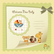 Baby shower card N92