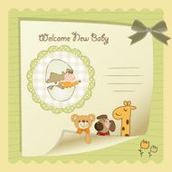 Baby shower card N93