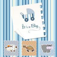 baby boy shower invitation N3