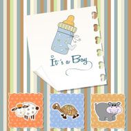 baby boy shower invitation N4