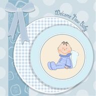 Baby announcement card N9