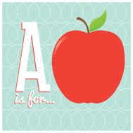 Alphabet A is for&hellip; Apple
