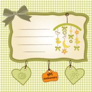 welcome baby announcement card N5