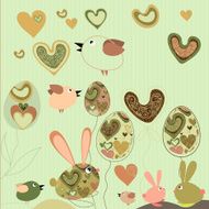 Easter Eggs Pattern c