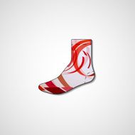 Abstract illustration on sock N113